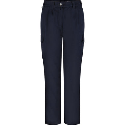 Diensthose Damen Feuerwehr, neutral, marineblau, Tagesdiensthose