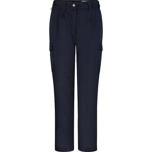 Diensthose Damen Feuerwehr, neutral, marineblau, Tagesdiensthose